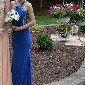 Blue formal dress